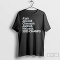 Classic Aja Jewell Chelsea Jackie Nalyssa Las Vegas Aces 2025 Wnba Champs Ornaments T Shirts