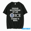 Proud Boyfriend Of An Ice Agents Wife Logo Tshirts Sweater