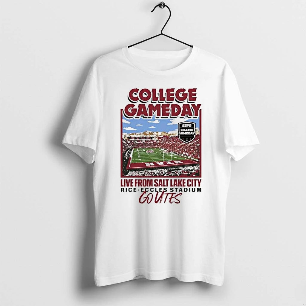 Utah Utes 2025 College Gameday Live From Salt Lake City Tshirts Sweater