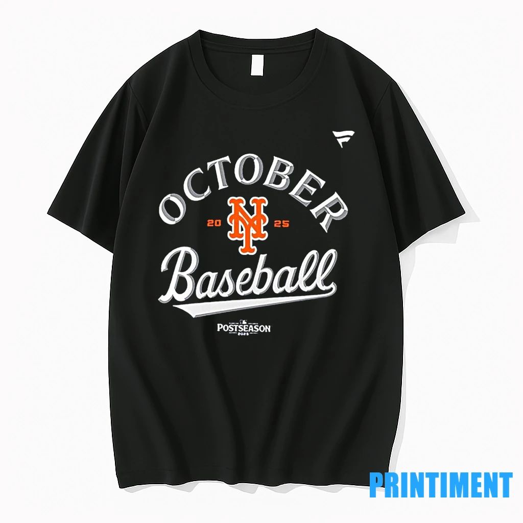 October Baseball New York Mets 2025 Postseason Tshirts Sweater