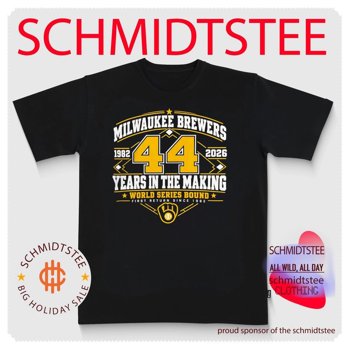 Milwaukee Brewers 44 Years In The Making World Series Bound 2026 shirt