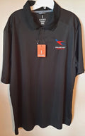 Spaceport USA Polo Black Shirt Size XL Logo Embroidered-- NWT