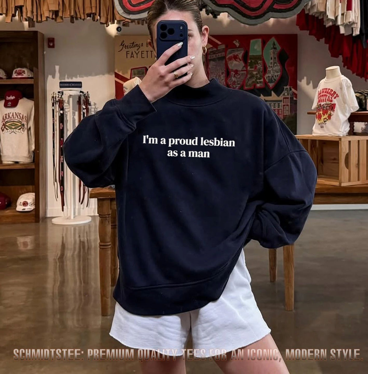 I’m a Proud Lesbian As a Man shirt
