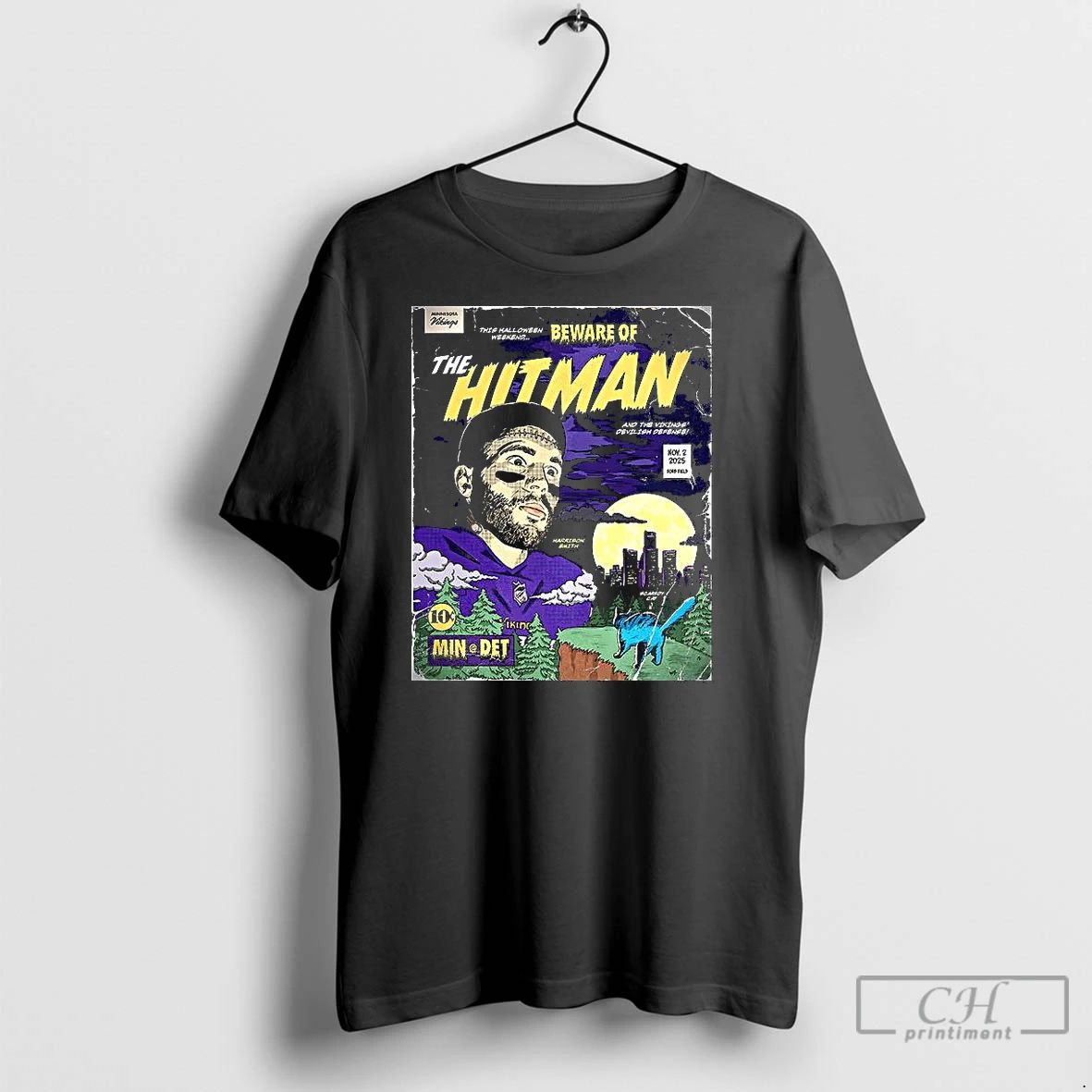 Classic Harrison Smith Minnesota Vikings The Hitman Comic