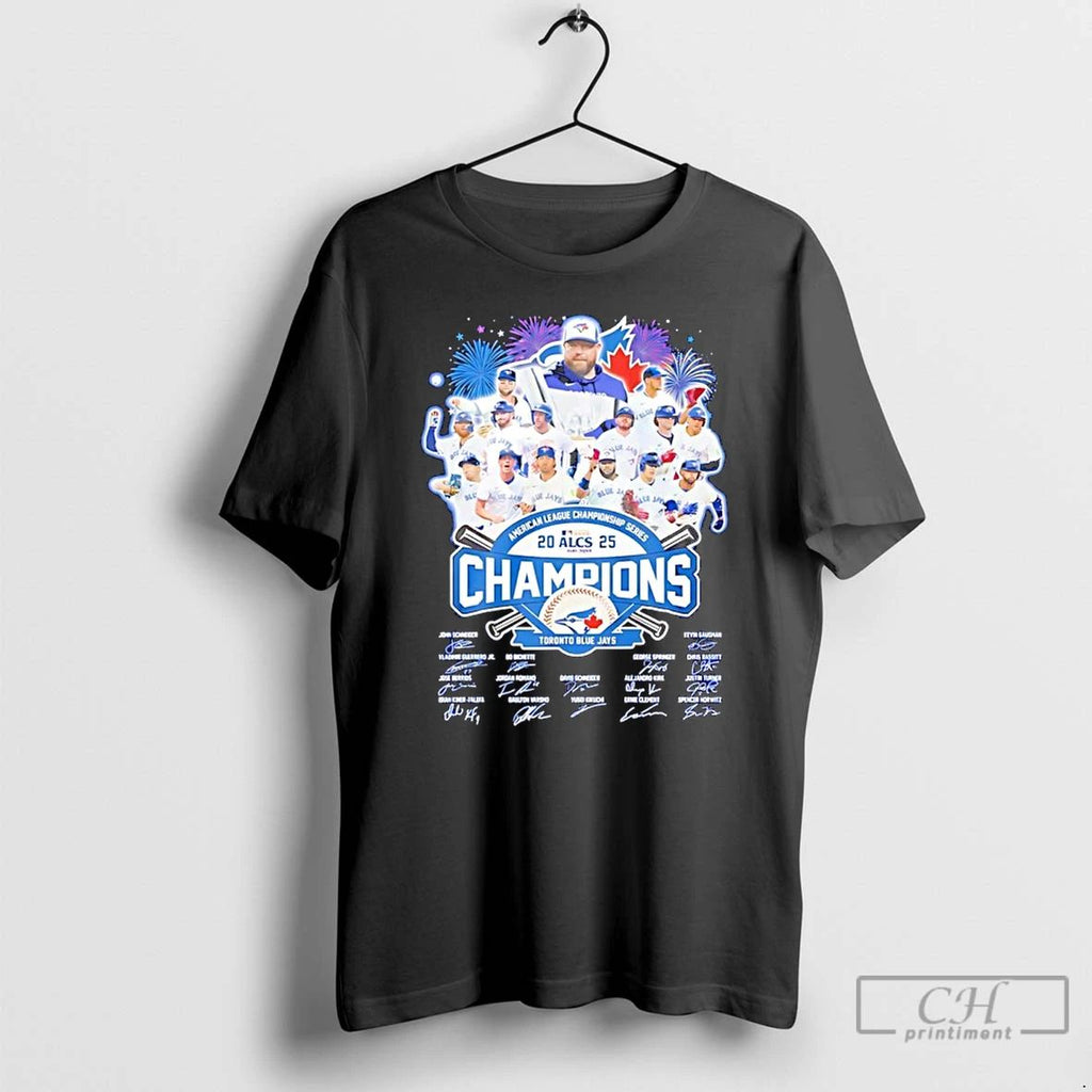 Classic 2025 Alcs Champions Toronto Blue Jays Signatures T Shirts