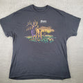 Gunnison Colorado Elk Graphic T-Shirt Mens XL Black Short Sleeve Nature Souvenir