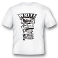 Write Things Worth Reading black or white tee