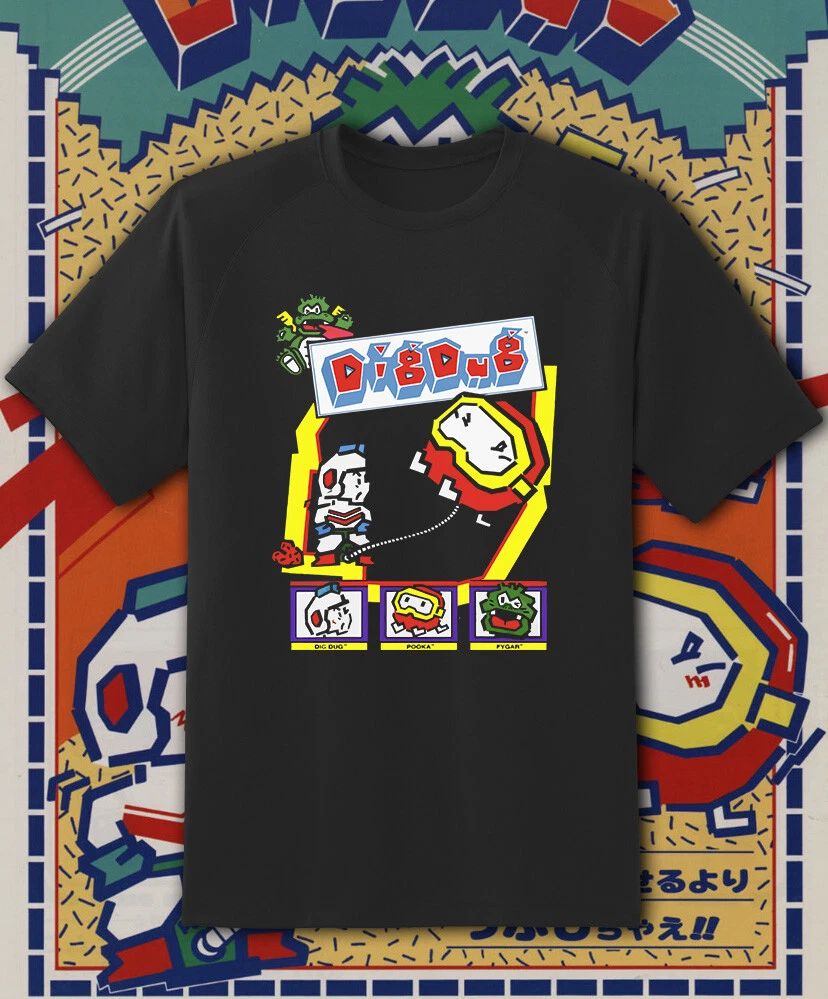 Dig Dug Retro Arcade Game Retro Video Game T Shirt  Fast Ship!