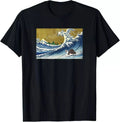 Cute Retro Vintage Surfing a Wave Ferret Lover T-Shirt Unisex