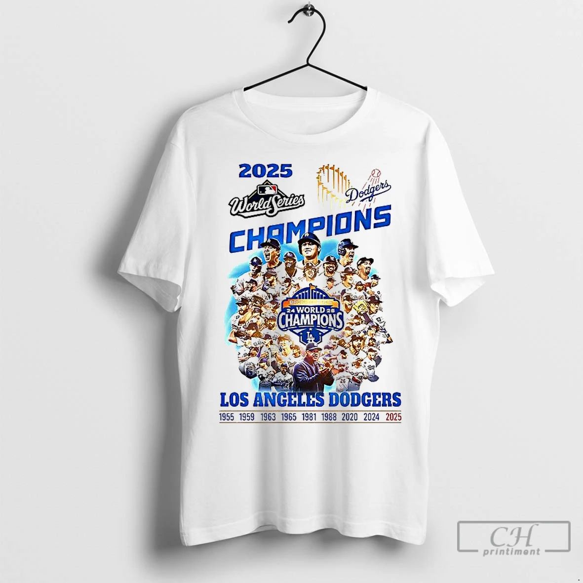 Premium Los Angeles Dodgers Baseball X9 World Series Champions 2025
