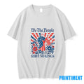 We The People Serve No Kings Patriotic Graphic Tshirts Sweater