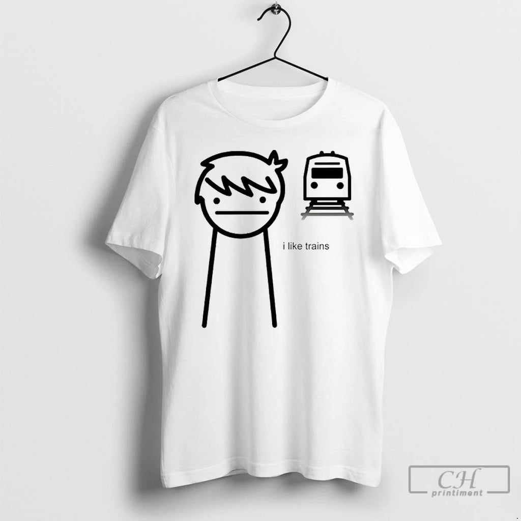 Premium Katie Karma I Like Trains T Shirts