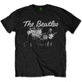 Men's Beatles 1968 Live Photo Slim Fit T-shirt Small Black