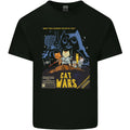 Cat Wars Funny Sci-Fi Mens Light Cotton T-Shirt