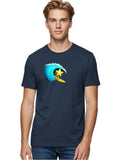 Surfer-Star Mens Graphic Tee,100% Cotton,Casual Summer Wear