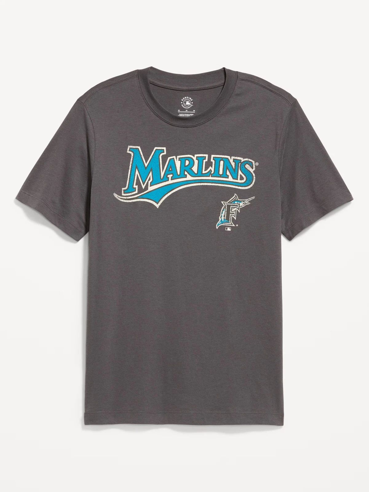 Miami Marlins T-Shirt for Men(Miami Marlins)-Old Navy|29073