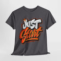 Motivational Unisex Heavy Cotton Tee - Just Start, Graphic Tee, Casual [...]