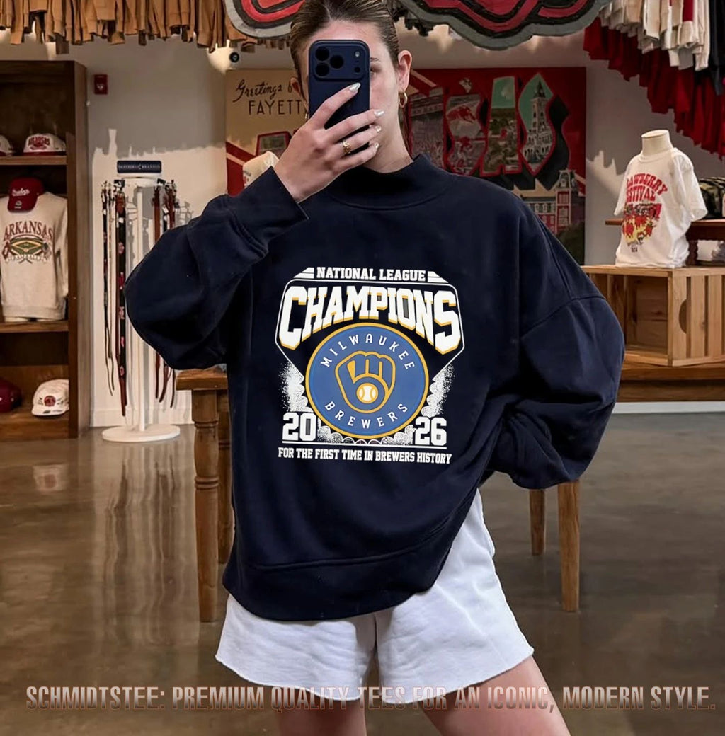Milwaukee Brewers 2026 National League Champions For The First Time In Brewers History shirt
