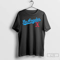 Premium Los Angeles Letters Graphic T Shirts