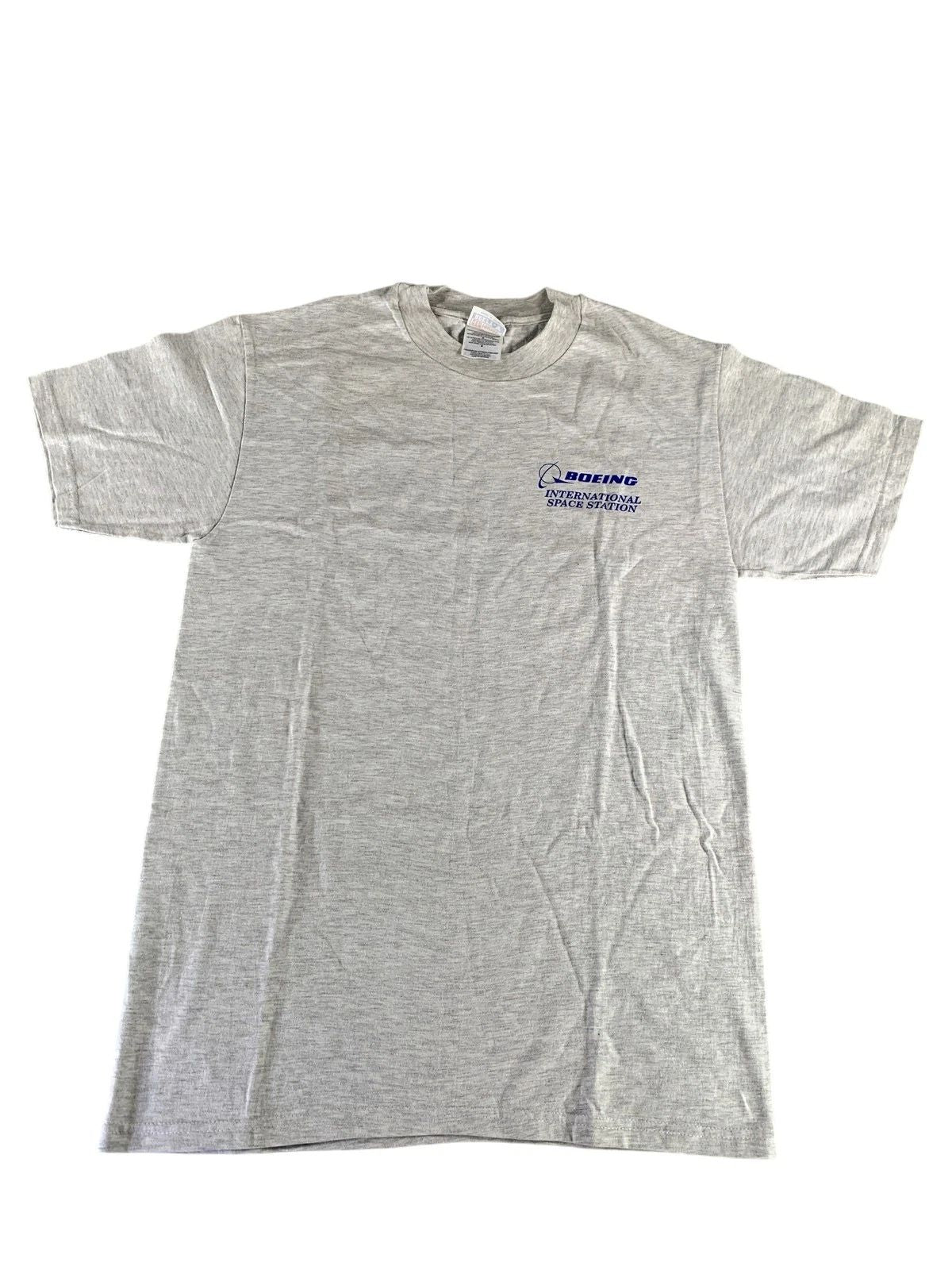 Boeing International Space Station Shirt Mens Medium Production Team NASA Tee