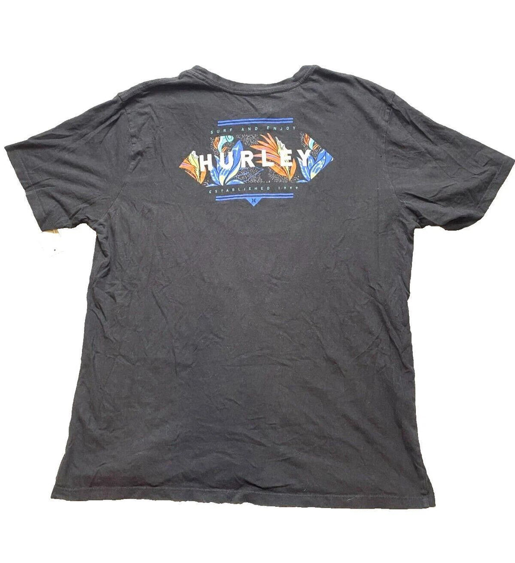 Hurley Shirt Adult Large Black Everyday Washed Surfing Surf Streetwear Mens