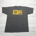 Rusty Shirt Mens 3XL Gray Yellow Graphic Crown Logo Skate Surf Streetwear