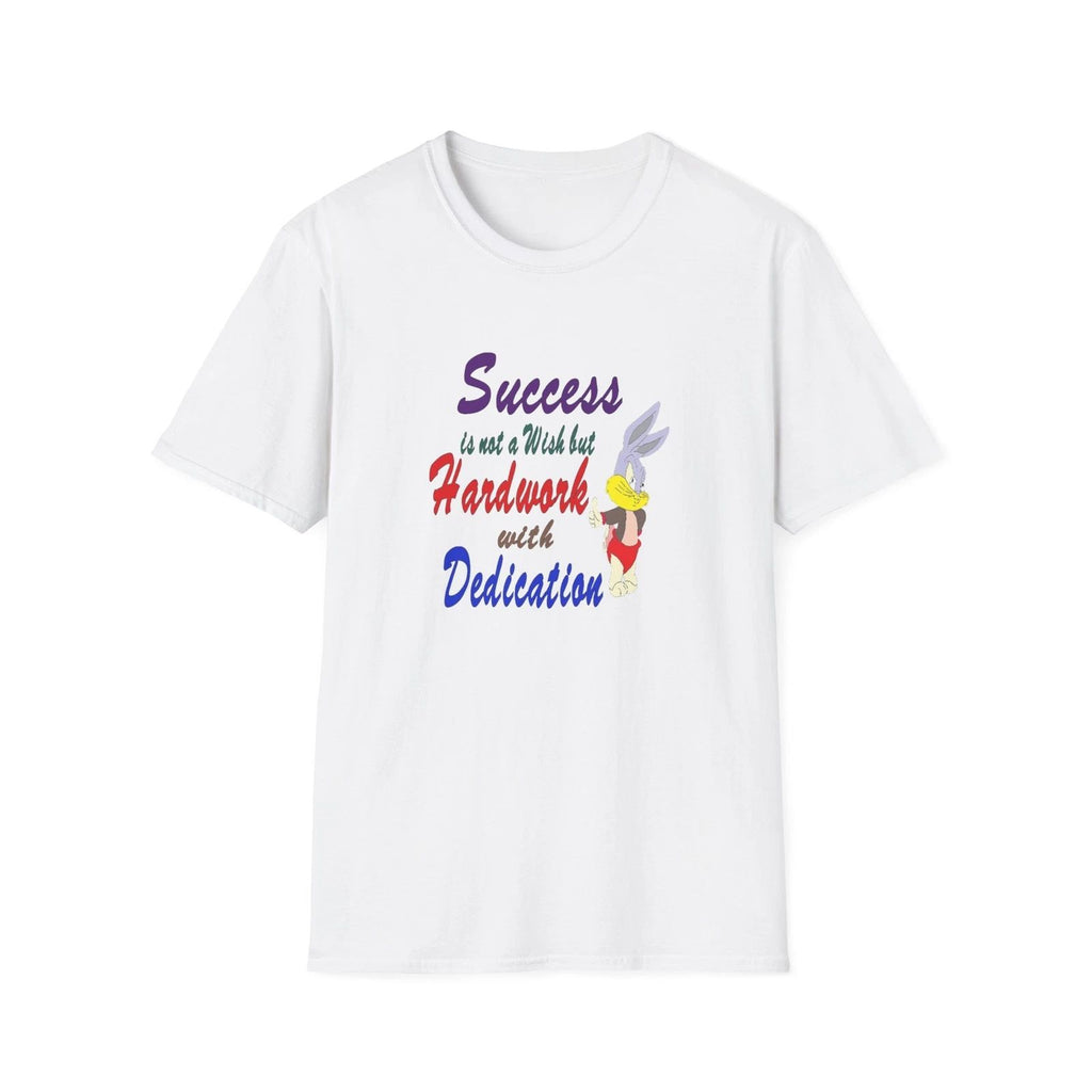 Motivational Unisex T-Shirt, Success, Hard Work Dedication, Gift for Graduates,