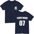 Personalised Uruguay Football T-Shirt Custom Name Number Fan Gift Unisex Tee Top