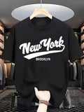 Men's New York Brooklyn Graphic T-Shirt Lightweight Breathable Summer Tee Top