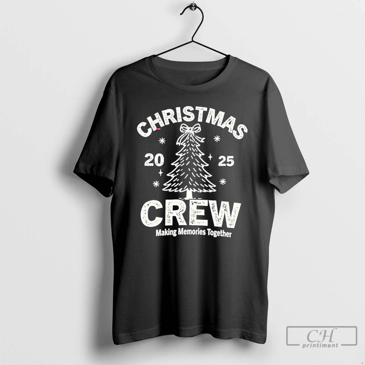 Classic 2025 Christmas Crew Making Memories Together T Shirts