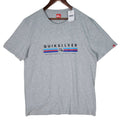 Quiksilver Shirt Men's Large Athletic Grey Surf Boardshorts Since 1969 Logo NEW
