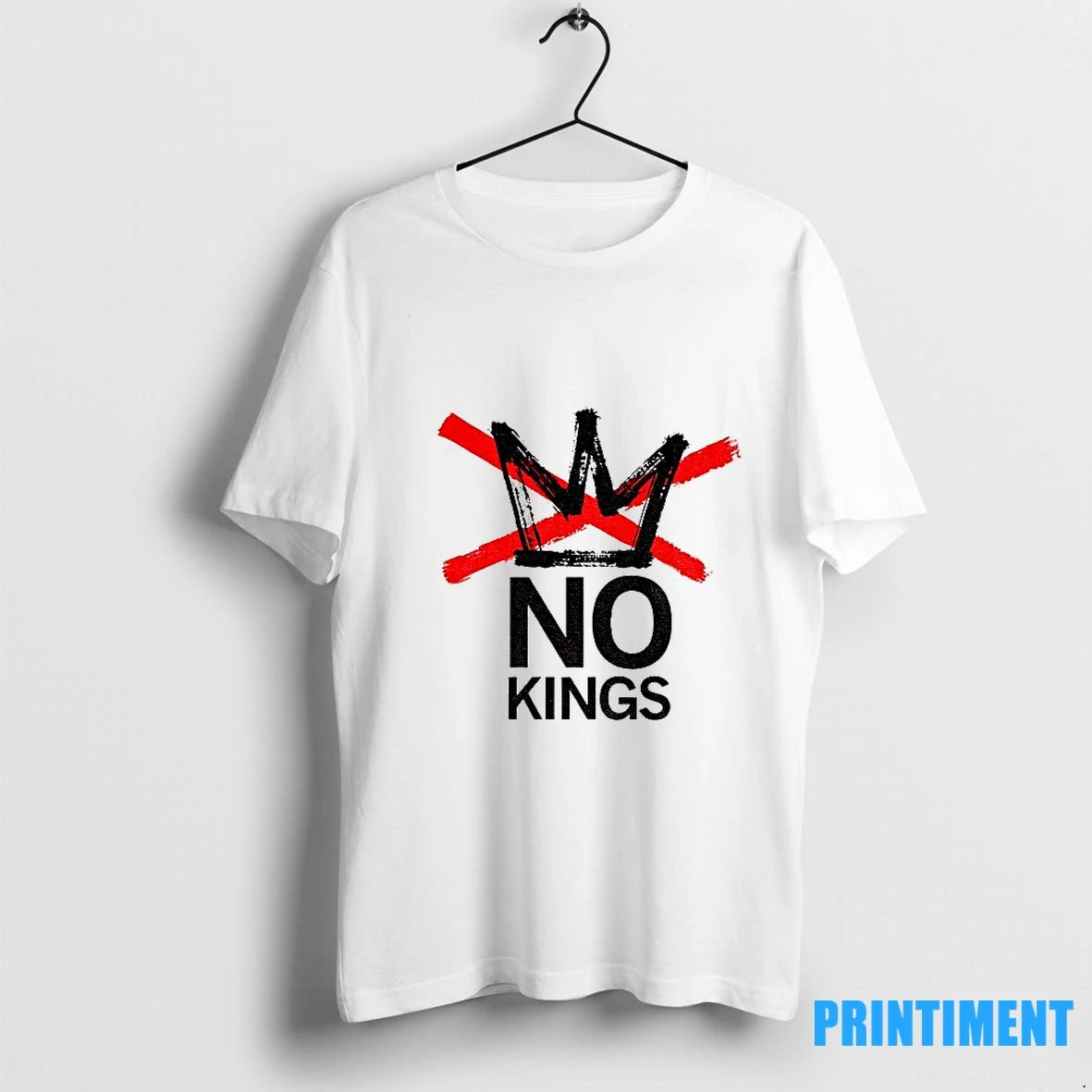 No Kings Anti Trump Logo Gold Funny Tshirts Sweater