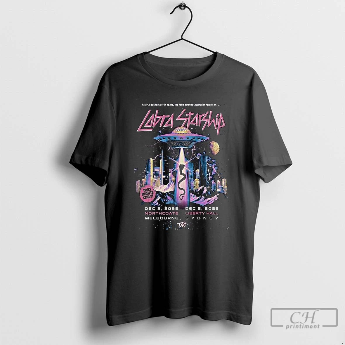 Classic Cobra Starship December 3 2025 Liberty Hall Sydney Australia Long Sleve T Shirts