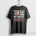 Classic Some Grandmas Play Bingo Real Grandmas Watch Washington Redskins Football Diamond Heart T Shirts