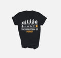 Unisex T-shirt gift with Bitcoin theme - The evolution of currency - BTC cryptoc