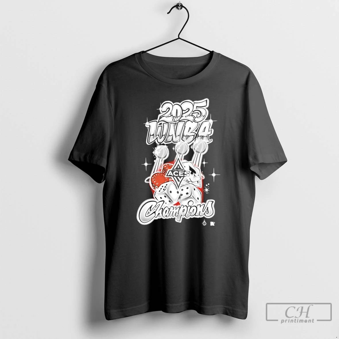 Classic Las Vegas Aces 2025 Wnba Finals Champions Graffiti Art T Shirts