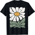 Boho Daisy ~ Flower Retro Botanical Wildflower Gardener T-Shirt