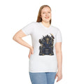 Skeleton Mechanic Throne Garage Dark Fantasy Skull King Unisex Softstyle T-Shirt