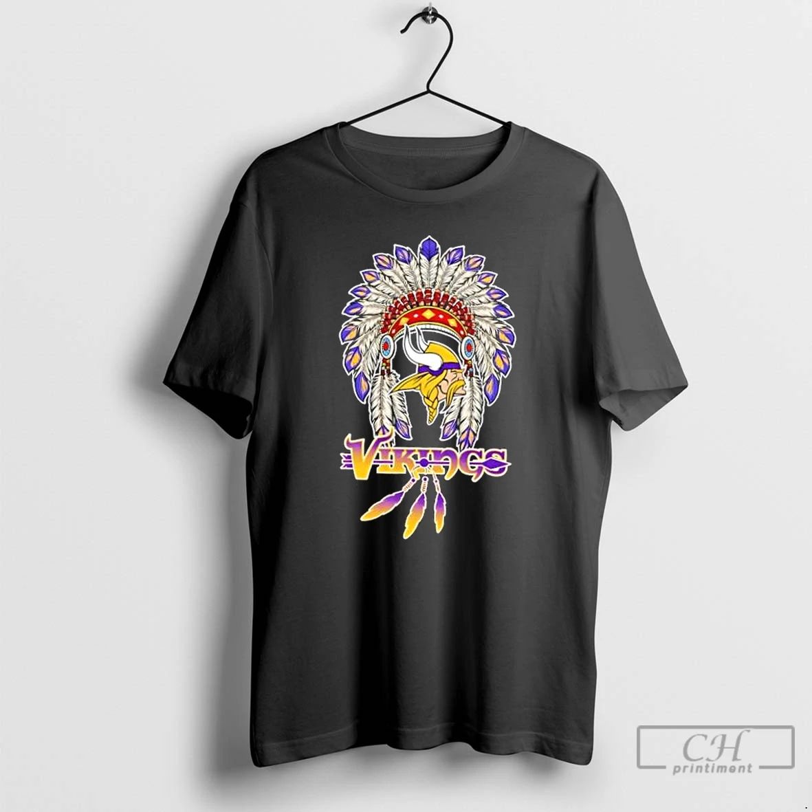Premium Minnesota Vikings Football X Native American T Shirts