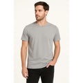 Gray TShirt Mens Small Classic Summer Crew Neck Short Sleeves Modern Minimalist