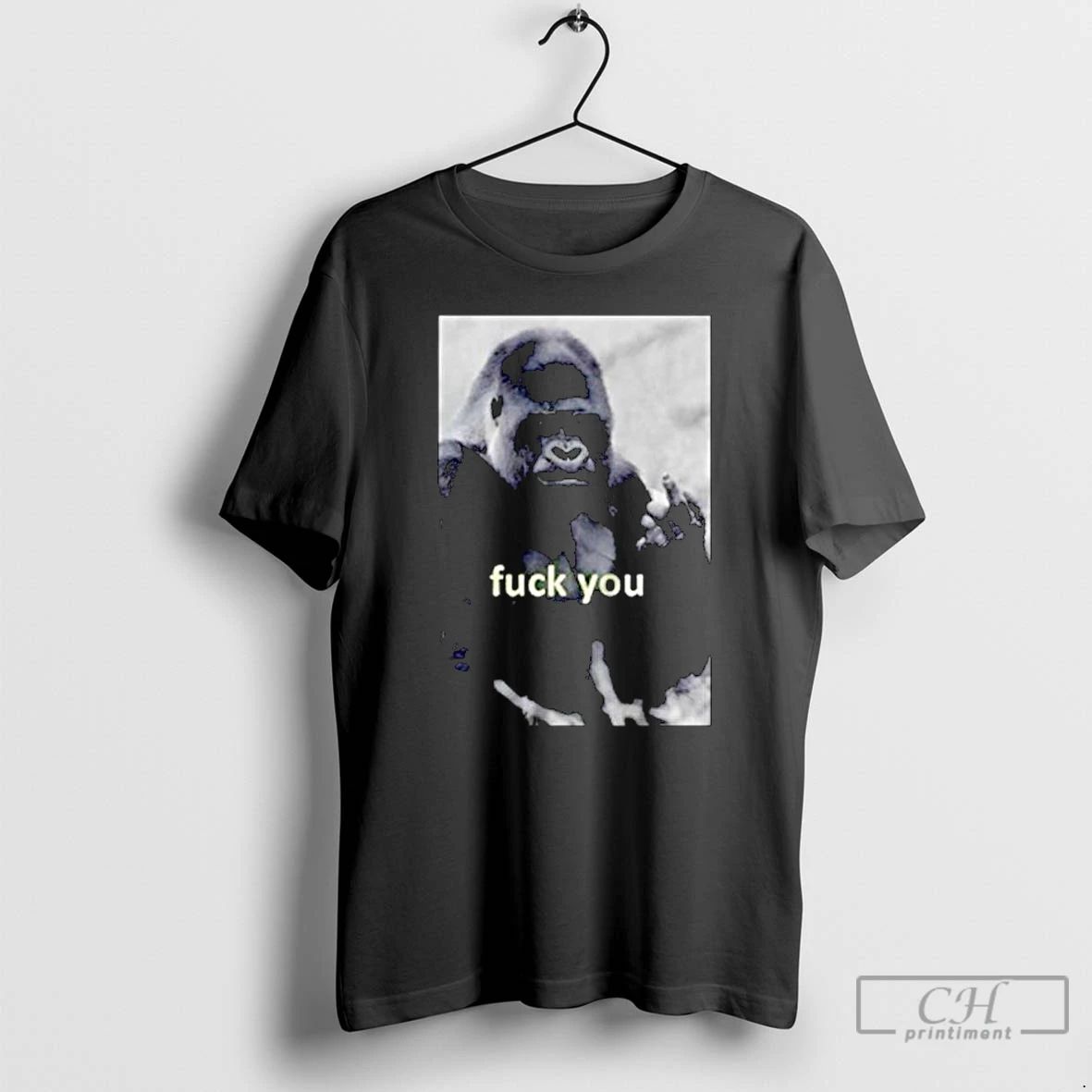 Classic Gorilla Fuck You Funny Ornaments T Shirts