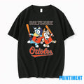 Bluey Baltimore Orioles Team Mlb Funny Cute Tshirts Sweater