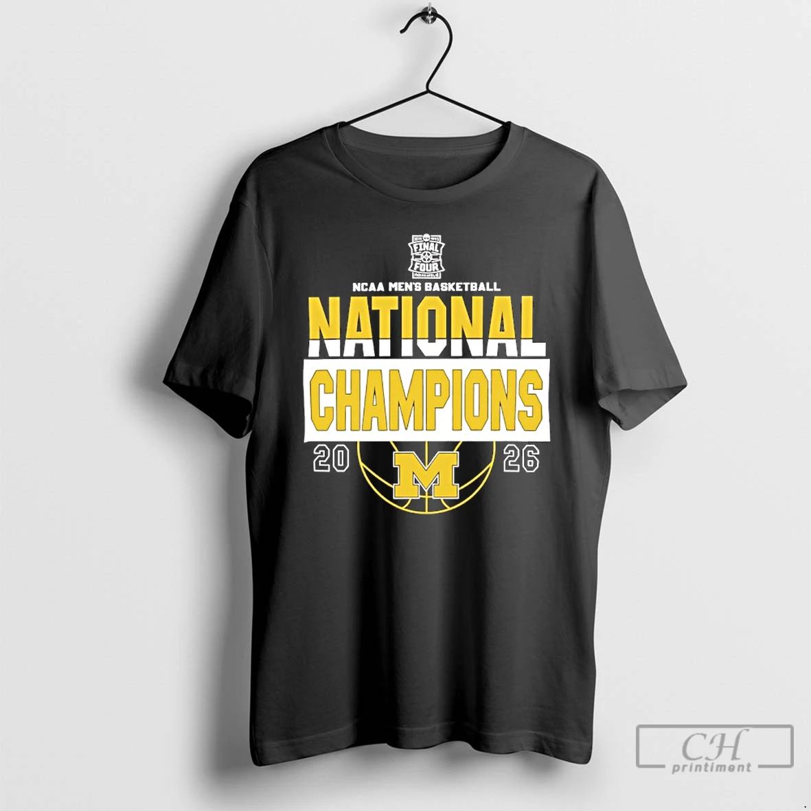 Classic Michigan Wolverines Win 2026 Ncaa Mens Basketball National Champions