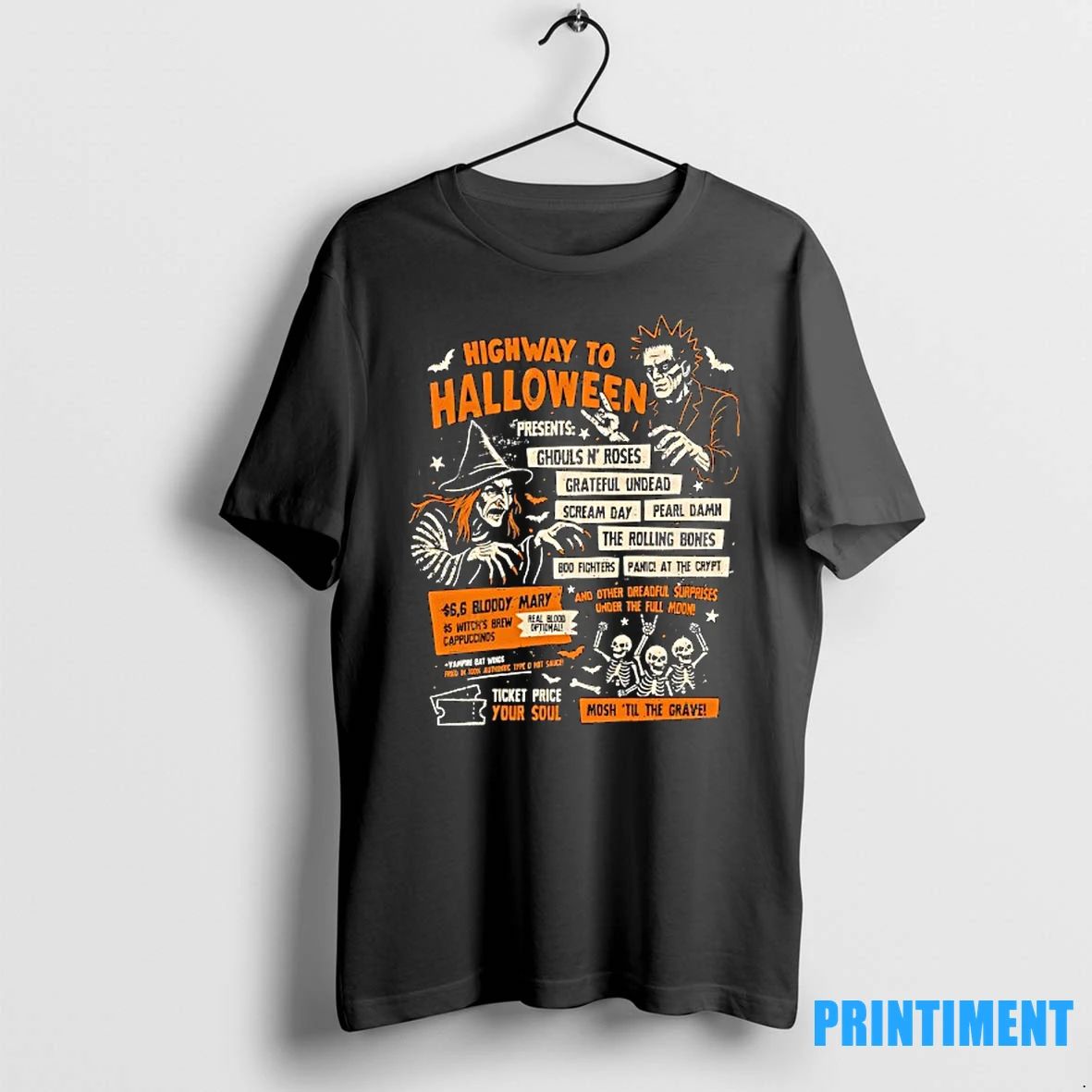 Highway To Halloween Music Festival Presents Ghouls N Roses Tshirts Sweater