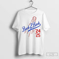 Classic Los Angeles Dodgers Back 2 Back World Series 2024 2025 Champions Vintage