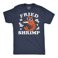 Mens Funny T Shirts Fried Shrimp Sarcastic 420 Graphic Novelty Tee for Men