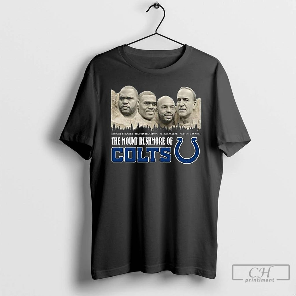 Classic The Mount Rushmore Of Indianapolis Colts Legends 2025 Long Sleve T Shirts