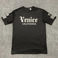 H&M Divided Venice California T Shirt Mens Small Black Outdoor Summer Wear Tee
