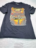 cat on titan tee shirt Furry Tee Size Medium Black LNC