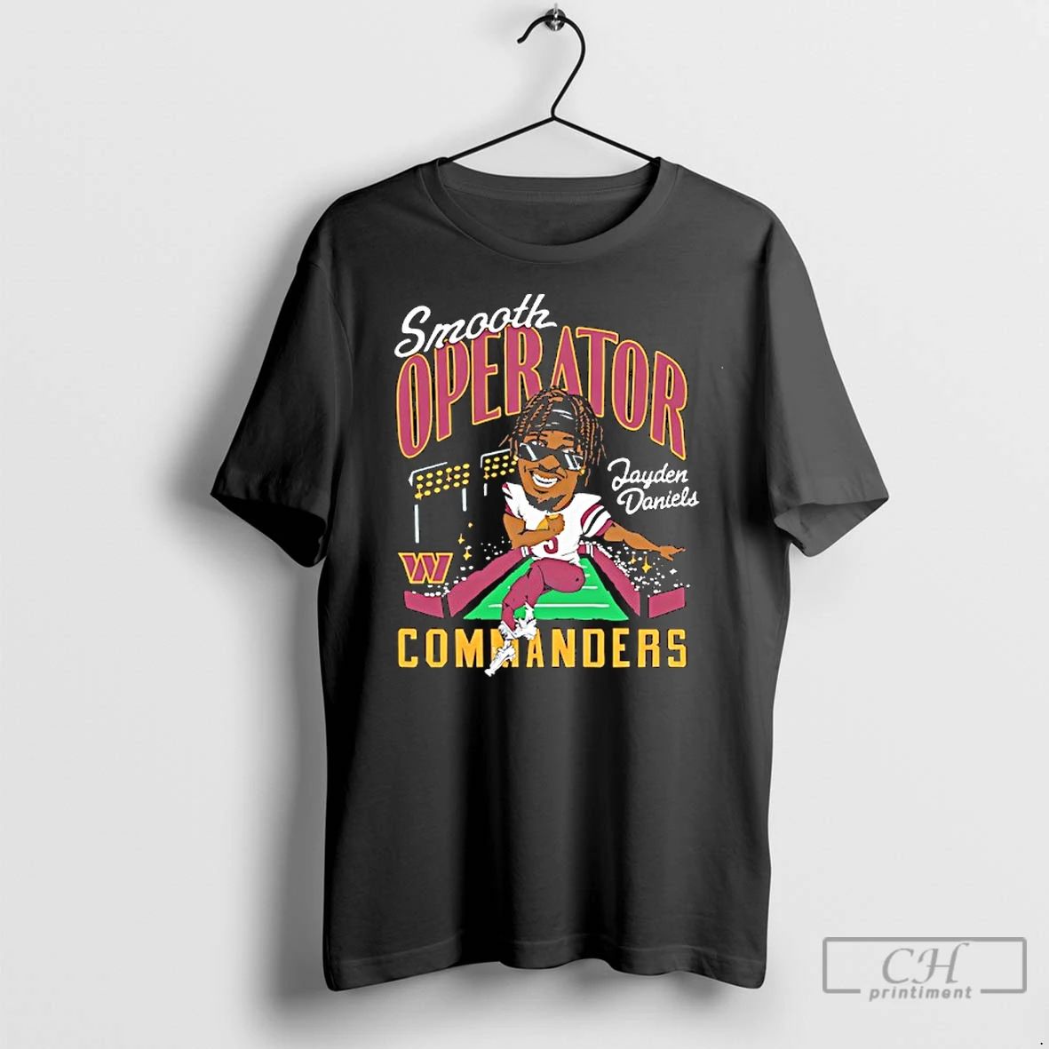 Classic Jayden Daniels Washington Commanders Logo